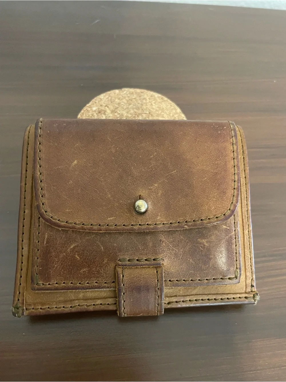 Love 41 (Saddleback) Leather Wallet - Brown